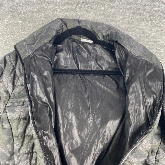 New Balance Jacket Mens L Camo Puffer Full Zip Lightweight Coat Outdoors - Picture 8 of 10